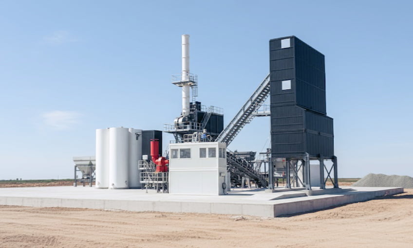 Centrale à béton conçue par un architecte en Vendée, projet industriel à Saint Florence